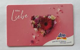 DM Geschenkkarten   ohne Guthaben und für Sammler gedacht.