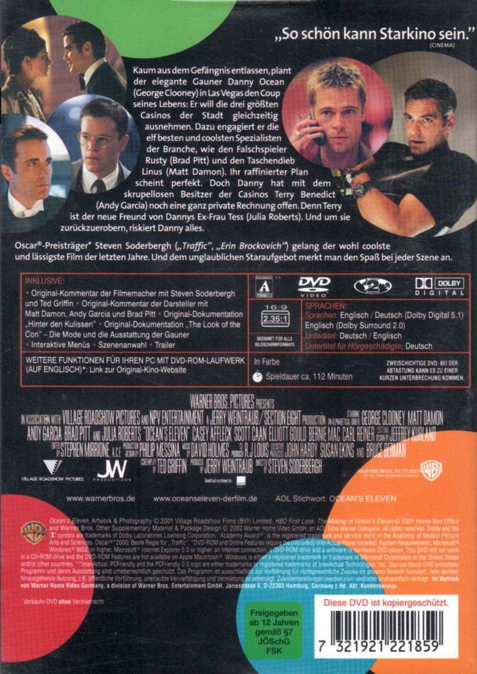 Alle DVDs: DVD: Ocean's Eleven, Ocean's Twelve & Ocean's 13 – Gebraucht aus Tägerig von fil_f8k6 1