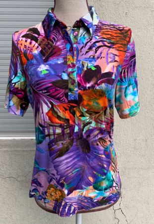Magnifique polo stretch PETER HAHN superbes couleurs t.36