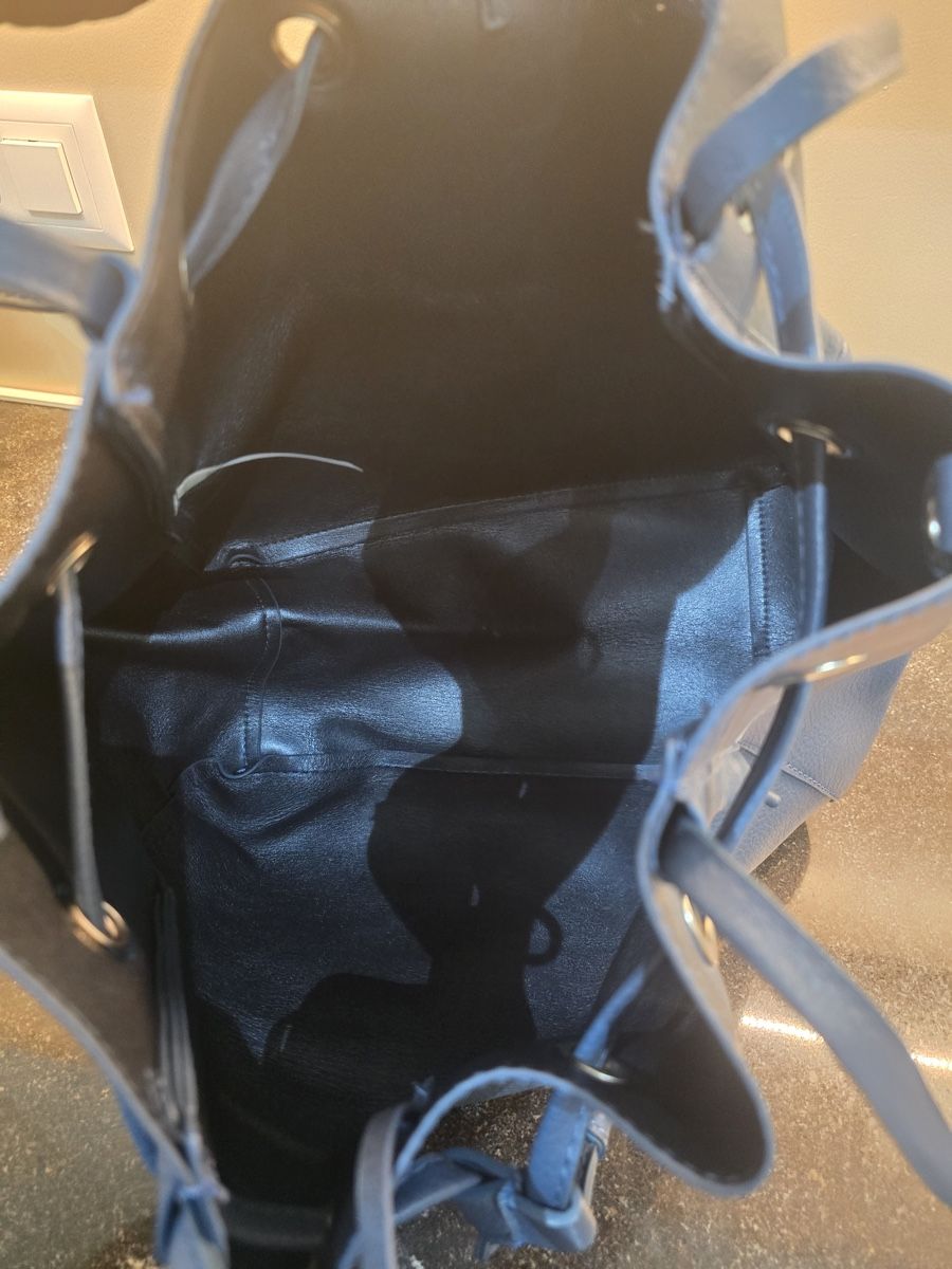 Borse da donna: Handtasche im Beutel-Look blau/grau – Nuovo (secondo la descrizione) da Hägglingen venduto da Raff_Ella 2