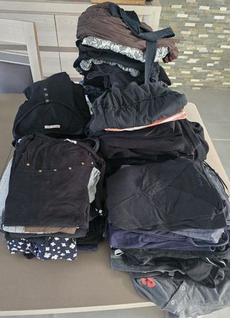 Lot vêtements de marques + de 90 pièces 