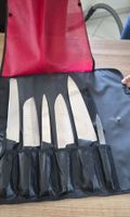 Messerset mit Tasche 6-teilig gebraucht