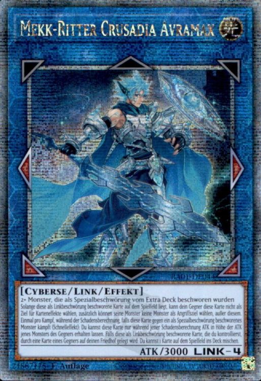 Yu-Gi-Oh! - Mekk-Knight Crusadia Avramax - DANE-EN047 - Secret Rare