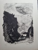 ERNST MORGENTHALER LITHOGRAPHIE SIGNIERT NUMMERIERT