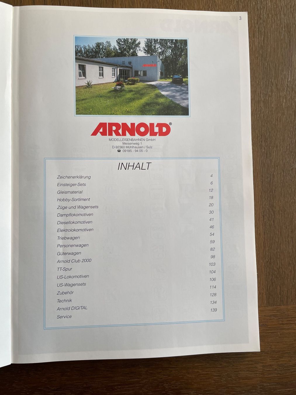 Arnold Modellini di ferrovie: Arnold rapido Katalog 1996/97 – Usato da Rorschach venduto da Karotten 1