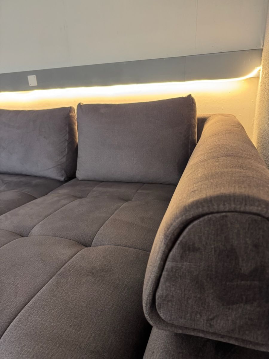 Sofas: Ecksofa Dunkel Grau mit Bettfunktion – Gebraucht aus Fehraltorf von Sofalab.swiss 4