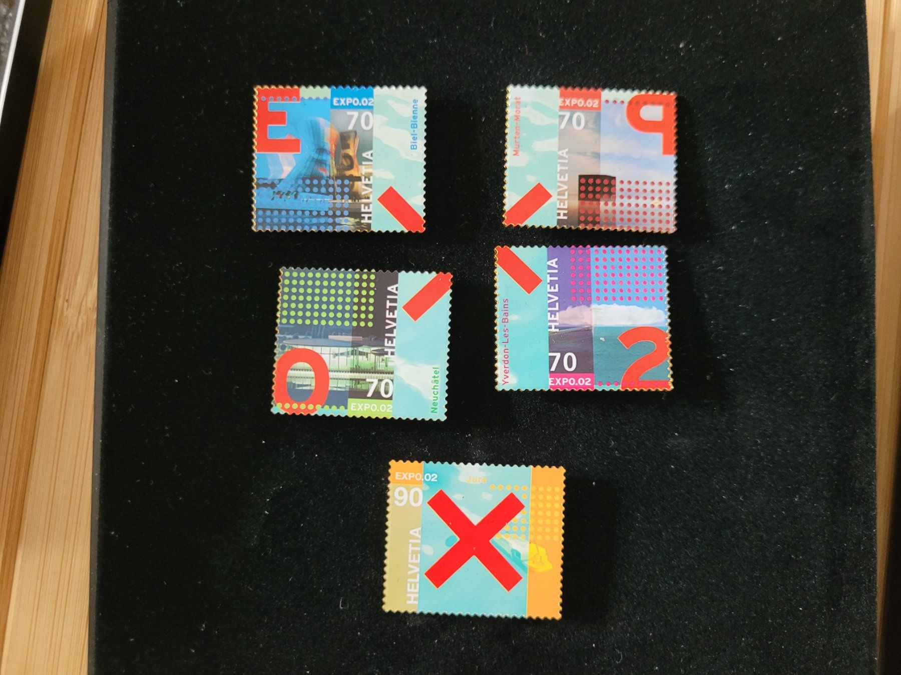 Alle Briefmarken: Pins Sammlung EXPO.02 Konvolut – Gebraucht aus Nürensdorf von spartacus64 1