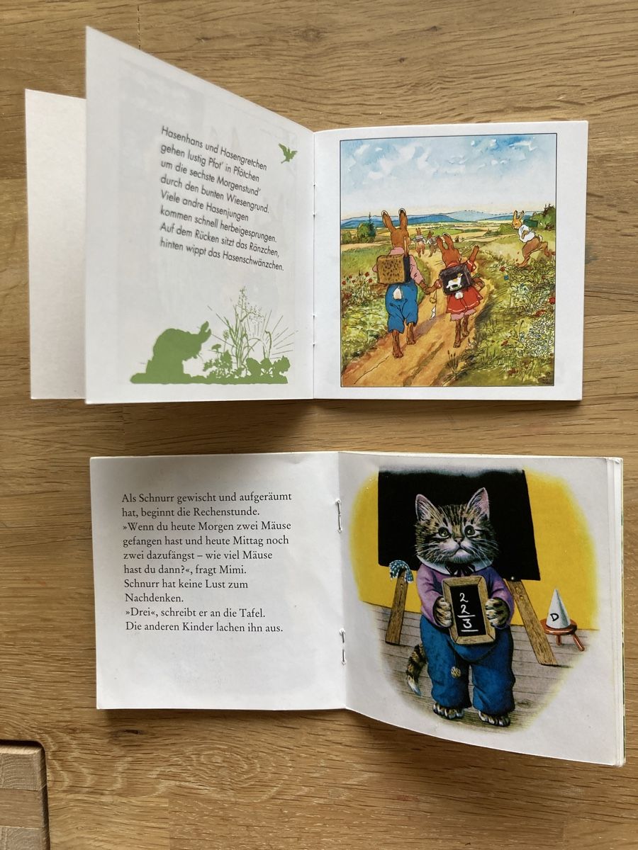 Bücher: Pixi Bücher - Die Häschenschule & Kater Schnurr, 2 Stk. – Gebraucht aus Schüpfheim von lenny25 1
