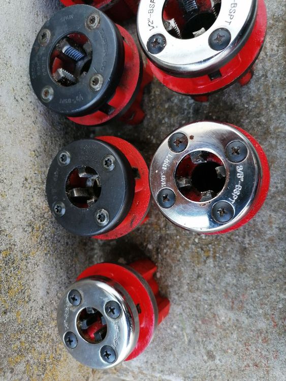 Rohrgewindeschneider 1/2" 3/4" - Für Innen- & Außengewinde An PVC Rohren - Dual Funktion