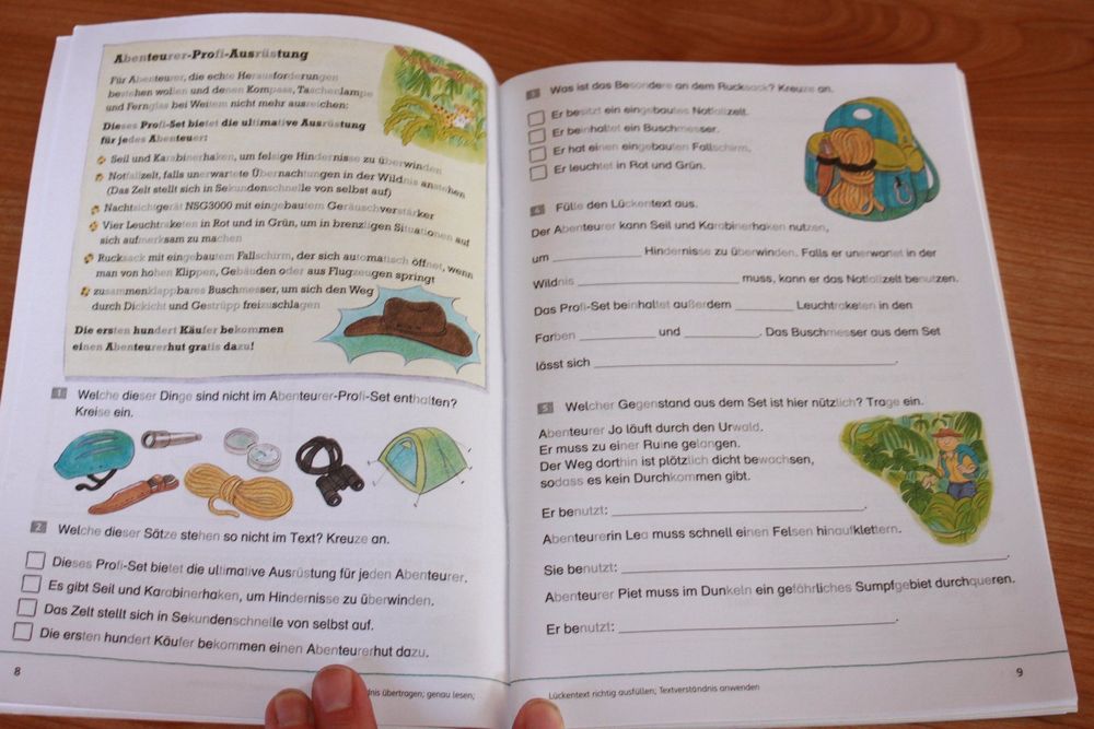 Übungsheft Lesen 4.Klasse Leseverständnis Lesekompetent (Neu (gemäss