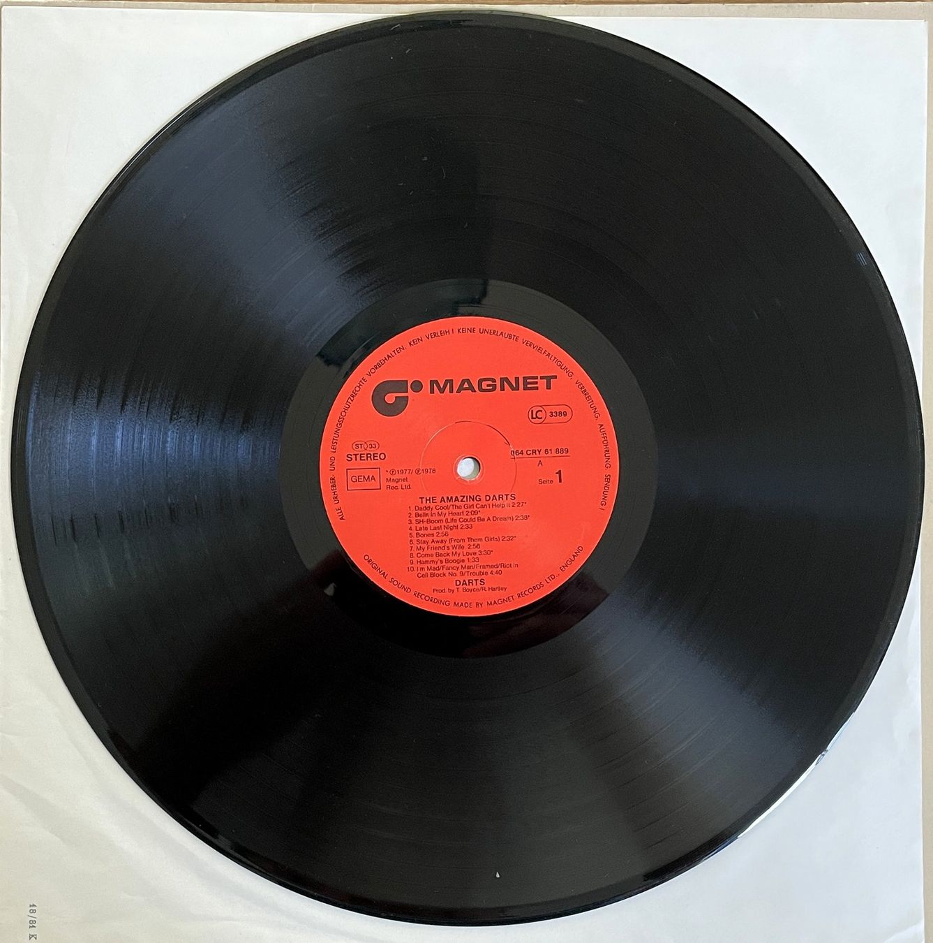 Dischi in vinile: Darts - The Amazing Darts – Usato da Savagnier venduto da Ne2065 3