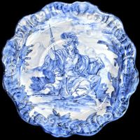 💙 Wunderschöner Albisola Keramik-Teller (1920–1949) 💙