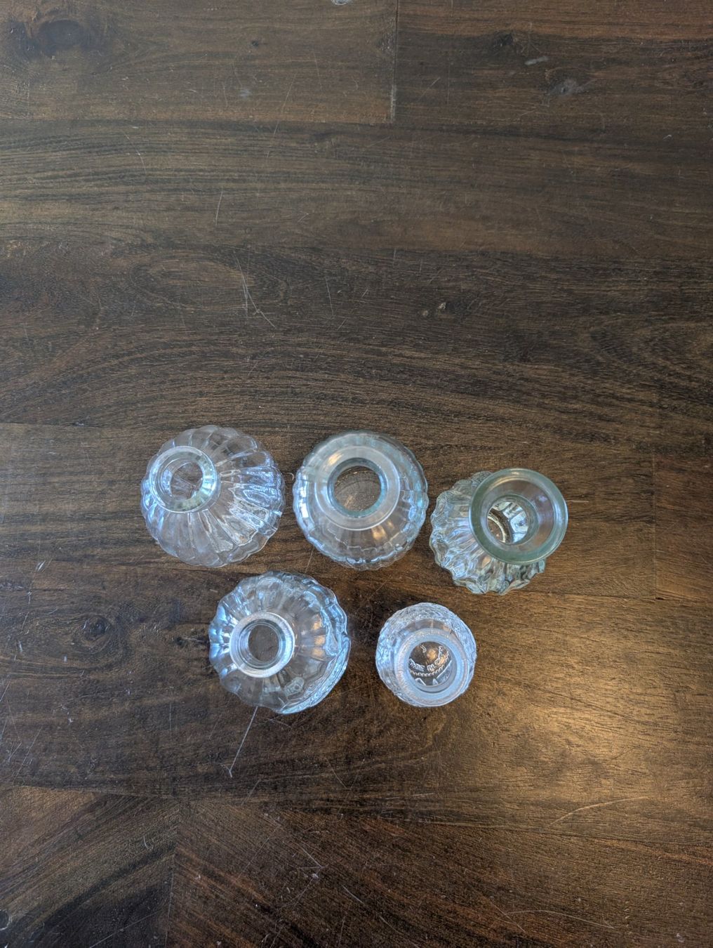 Vasen & Gefässe: Deko Vasen Glas Vintage Style, 5er Set – Neu (gemäss Beschreibung) aus Sursee von Sen.Lu 2
