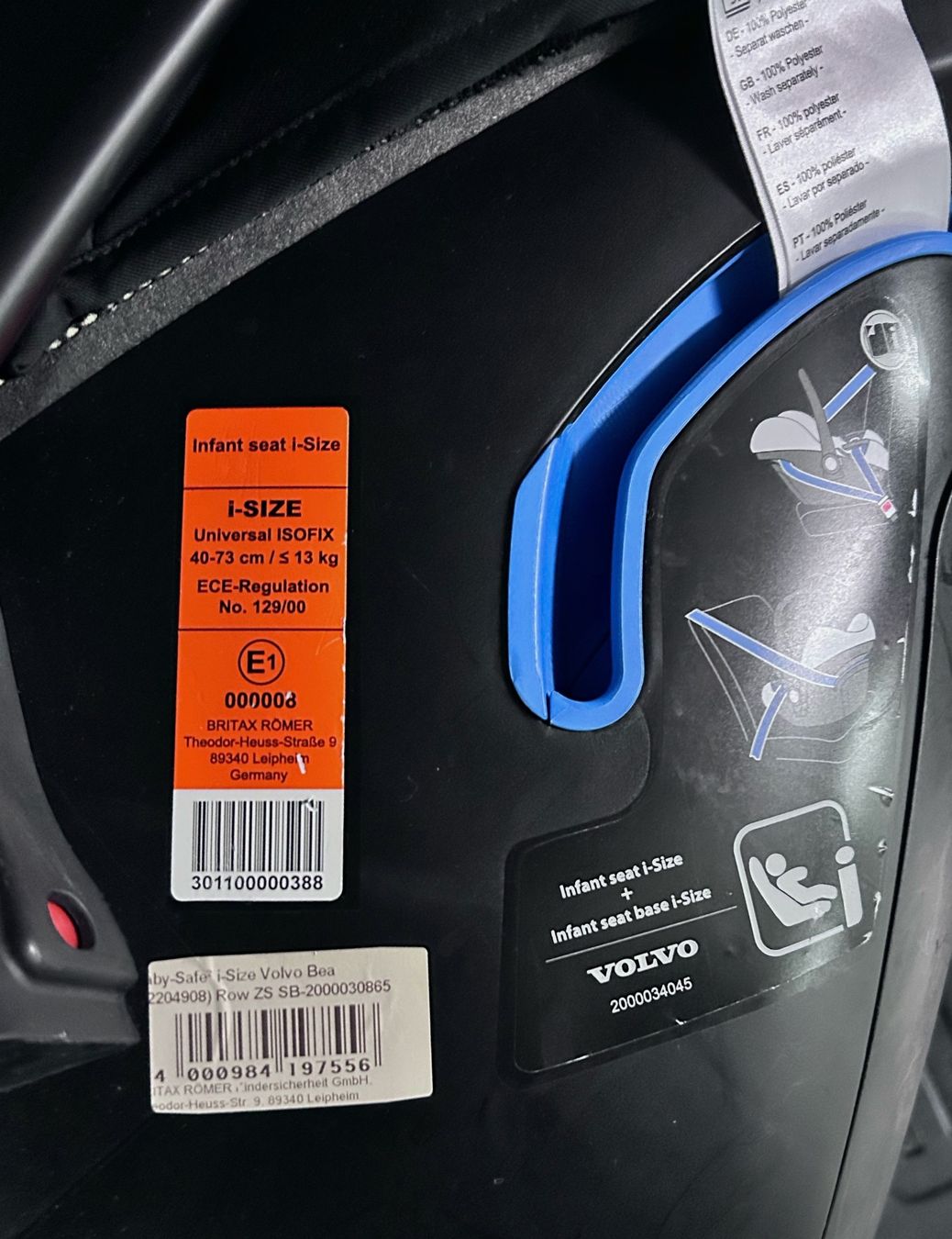 Britax Römer Seggiolini per auto: Kindersitz mit Isofix-Basis – Usato da Dietikon venduto da Corpus 4