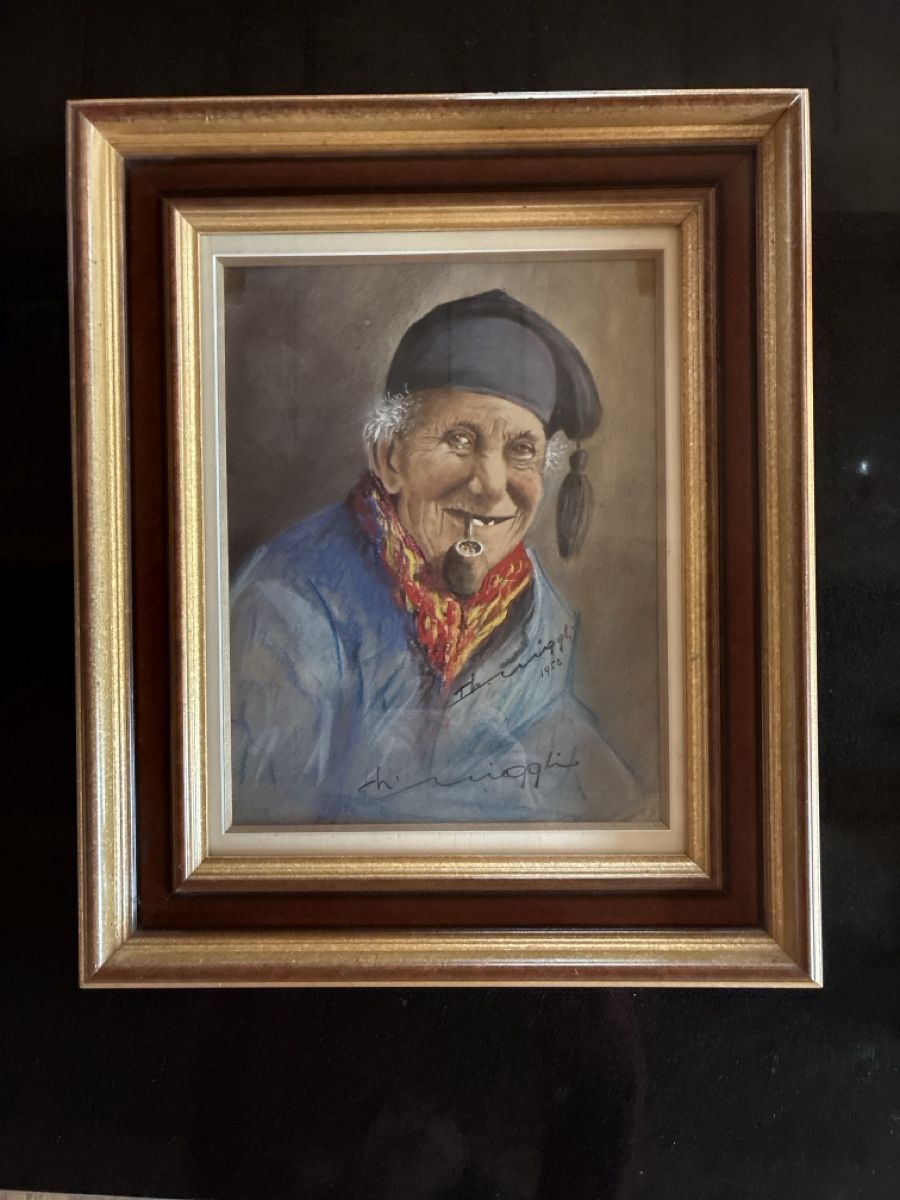 Posters & Illustrations: Portrait, Mann mit Pfeife – D'occasion à Winterthur par cla_5jtj