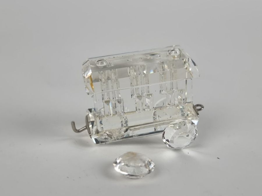 Swarovski Statuette: Swarovski Crystal dreigliedriger Zug – Usato da Urtenen-Schönbühl venduto da Restwert_Schoenbuehl 4
