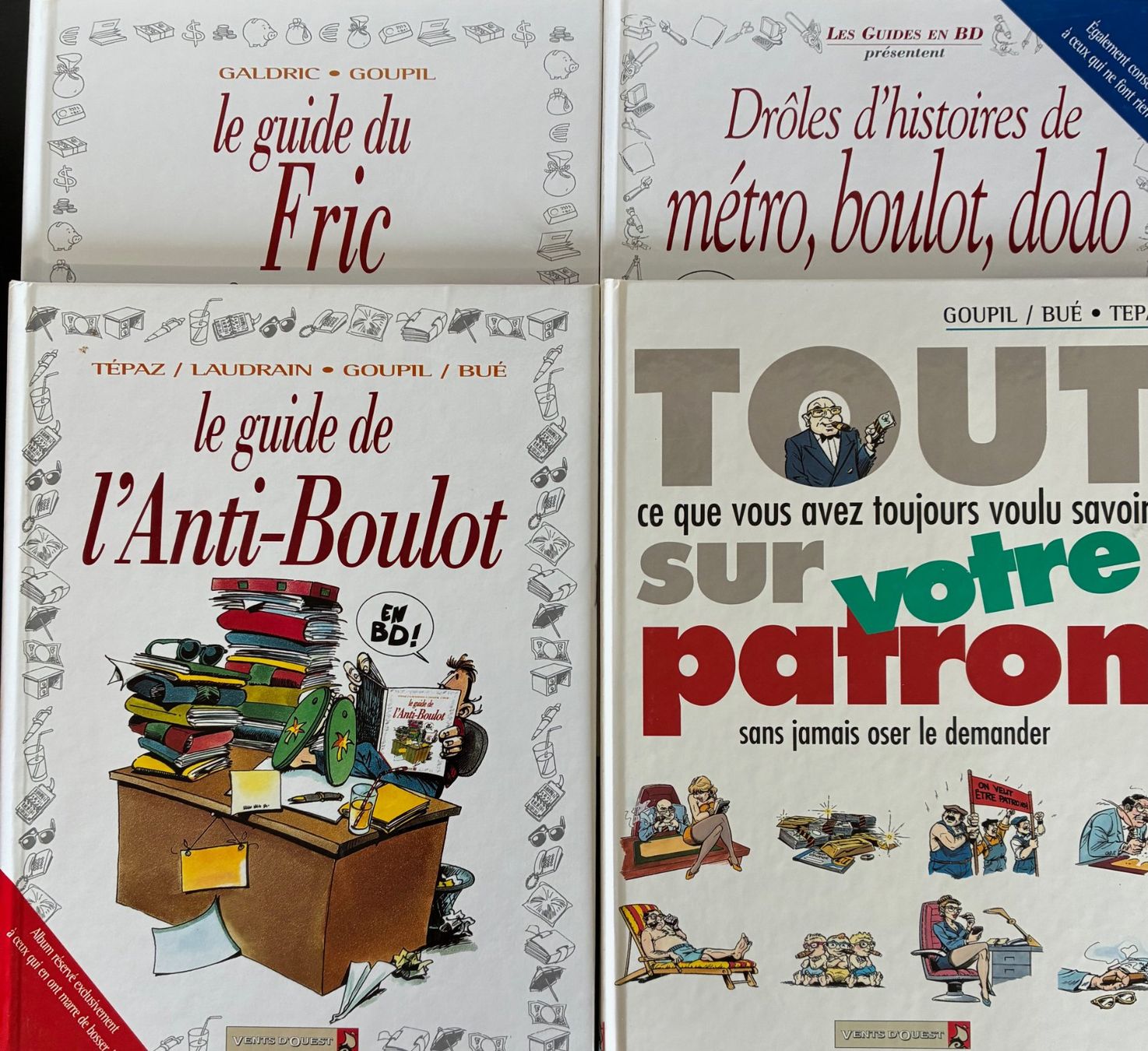 Fumetti: 4 bds sur le travail, le patron.... – Usato da Moutier venduto da lebadin