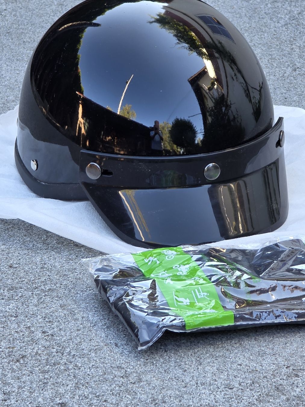 Caschi & visiere: Motorradhelm offen ECE zertifiziert schwarz Neuware – Usato da Alberswil venduto da mario889