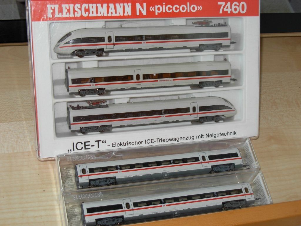 Fleischmann Modellini di ferrovie: N: DB ICE-T 5-teilig analog – Usato da Oberrieden venduto da Hobbyschiff 1