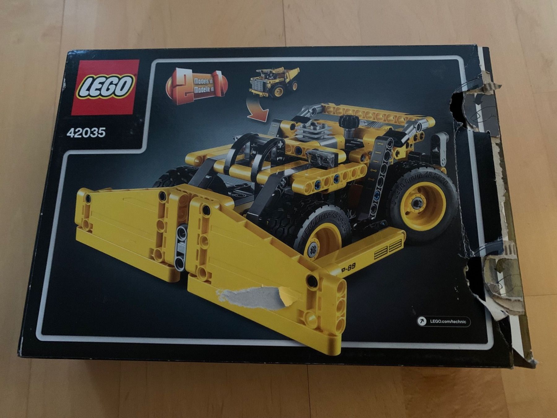 Lego Spielzeuge: Lego Technic Muldenkipper/Planierradschlepper, 2 in 1, 42035 – Gebraucht aus Basel von Bonzito43 7