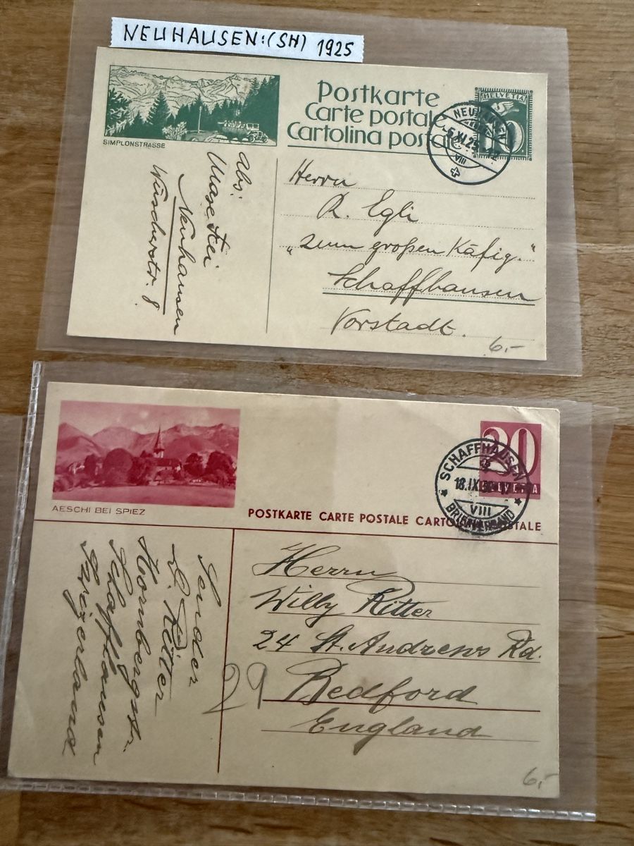 Cartes postales: Briefe und Postkarten Konvolut Schweiz Ansichtskarten – D'occasion à Goldach par Messerguru 3