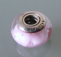 Original Pandora Pink Murano Glass Bubble Charm ( retired )
