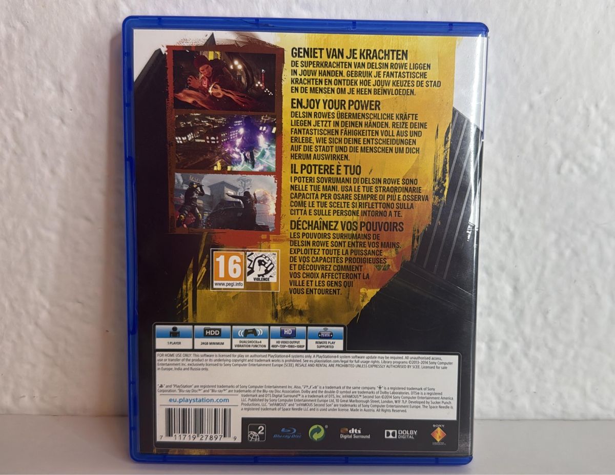 Sony Giochi: Infamous Second Son - PS4/PS5 - Great Condition – Usato da Ehrendingen venduto da bubulence 1