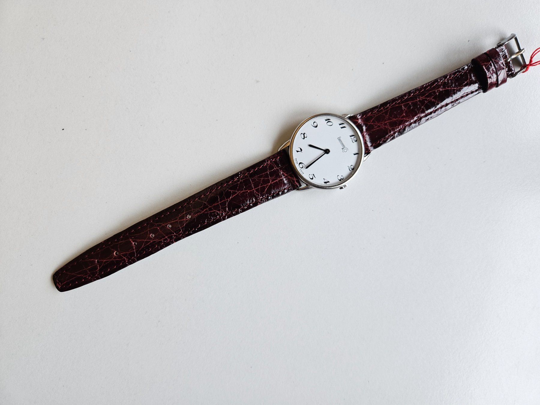 Eberhard & Co. Orologi: Eberhard Handaufzug mit Box – Usato da Berikon venduto da mmm21 2