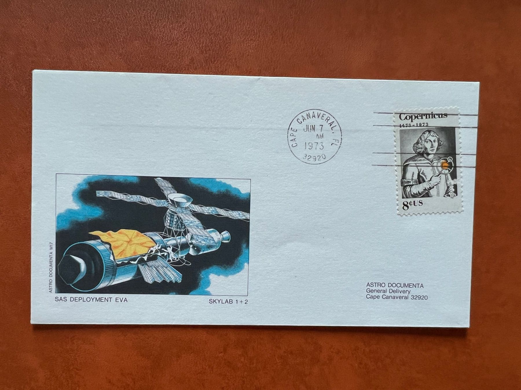 Alle Briefmarken: Skylab 1+2 EVA  Brief  Florida  (R29) – Gebraucht aus Hinwil von Sidi4
