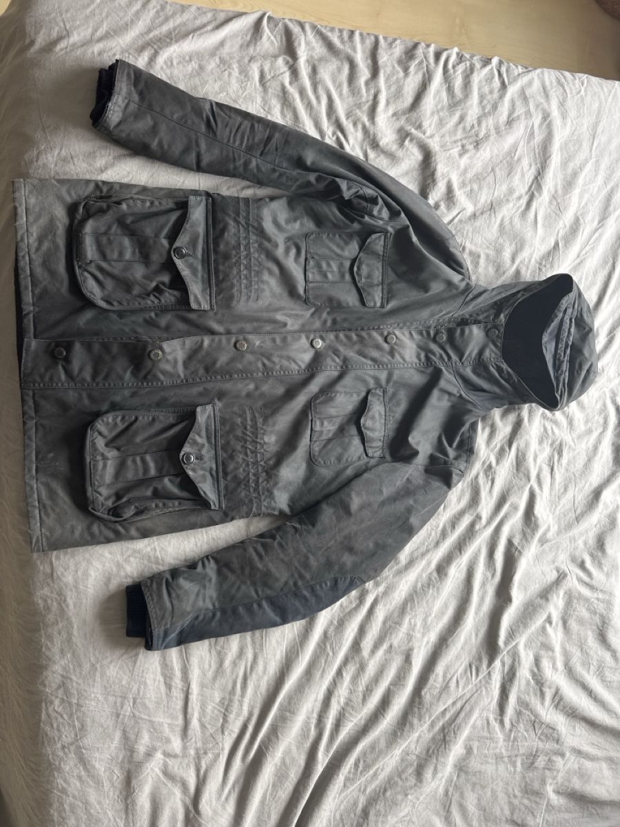 Barbour Jacken: Barbour  Wax Coat, Grey-Blue, Size M – Gebraucht aus Bottmingen von schockokuchen 3