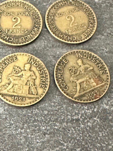 Tutti le monete: BON POUR 2 FRANCS    commerce industrie – Usato da Winkel venduto da zeho 5