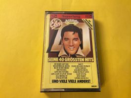 Elvis - Seine 40 grössten Hits - Musikkassette - Top!
