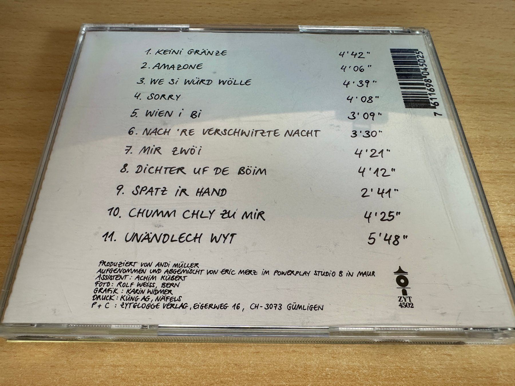 CD: Natacha – Natacha – Usato da Rikon im Tösstal venduto da Alpenmutz 1