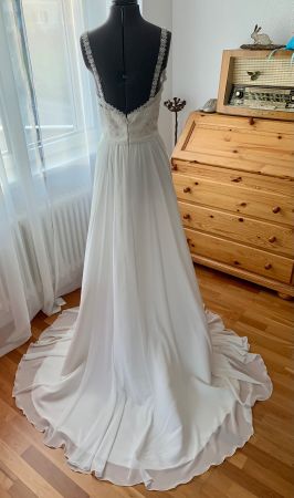 SUMMER SALE! NEUES Boho/Vintage Brautkleid von Bianco Evento
