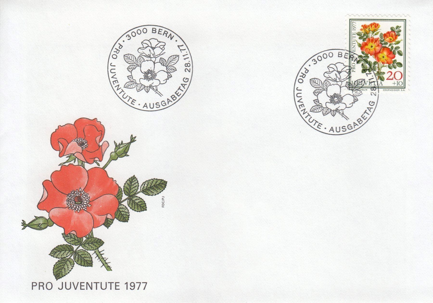 Tutti i francobolli: 1977 Pro Juventute 4 FDC – Usato da Spreitenbach venduto da Mustang_1105