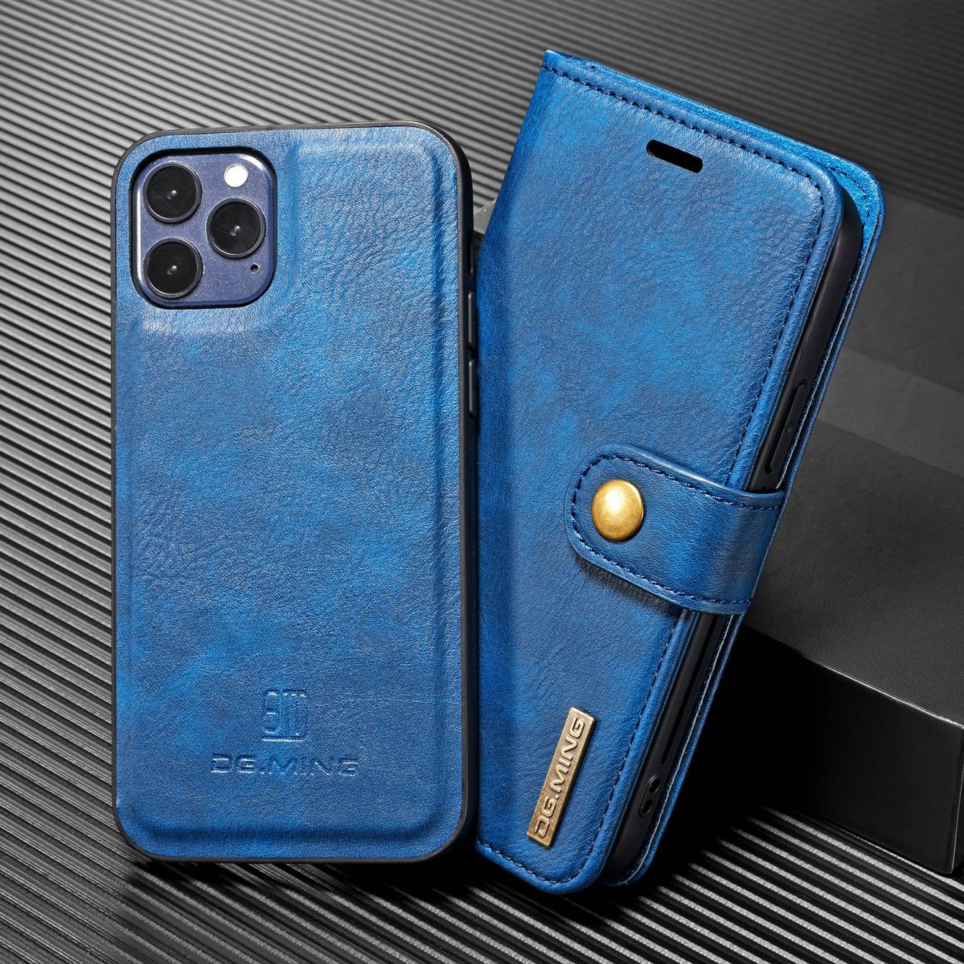 Cover & Protezioni schermo: iPhone 14 Pro max - coque en daim portecarte détachable – Nuovo e nell'imballaggio originale da Morges venduto da DigiAC 4