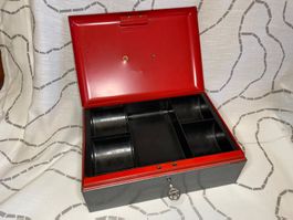 Vintage Geldkassette mit Münzfach, ab Fr. 1.--