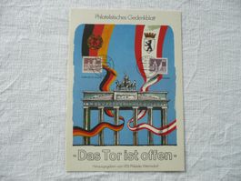 D 1989 Gedenkblatt "Das Tor ist offen"