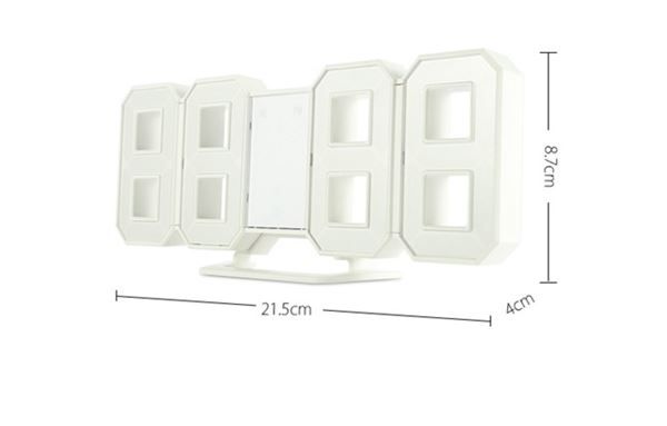 Uhren: Uhr Digital 3D Glowing Night Mode Helligkeit einstellbar – Neu und originalverpackt aus Unterägeri von RmOnline 8