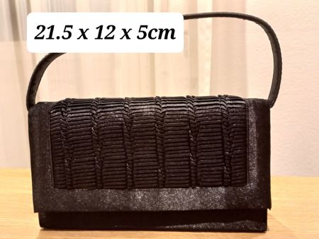 Schwarze Abendtasche Glitzer Clutch festlich, elegant