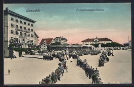 Einsiedeln, Szene von der Fronleichnamsp