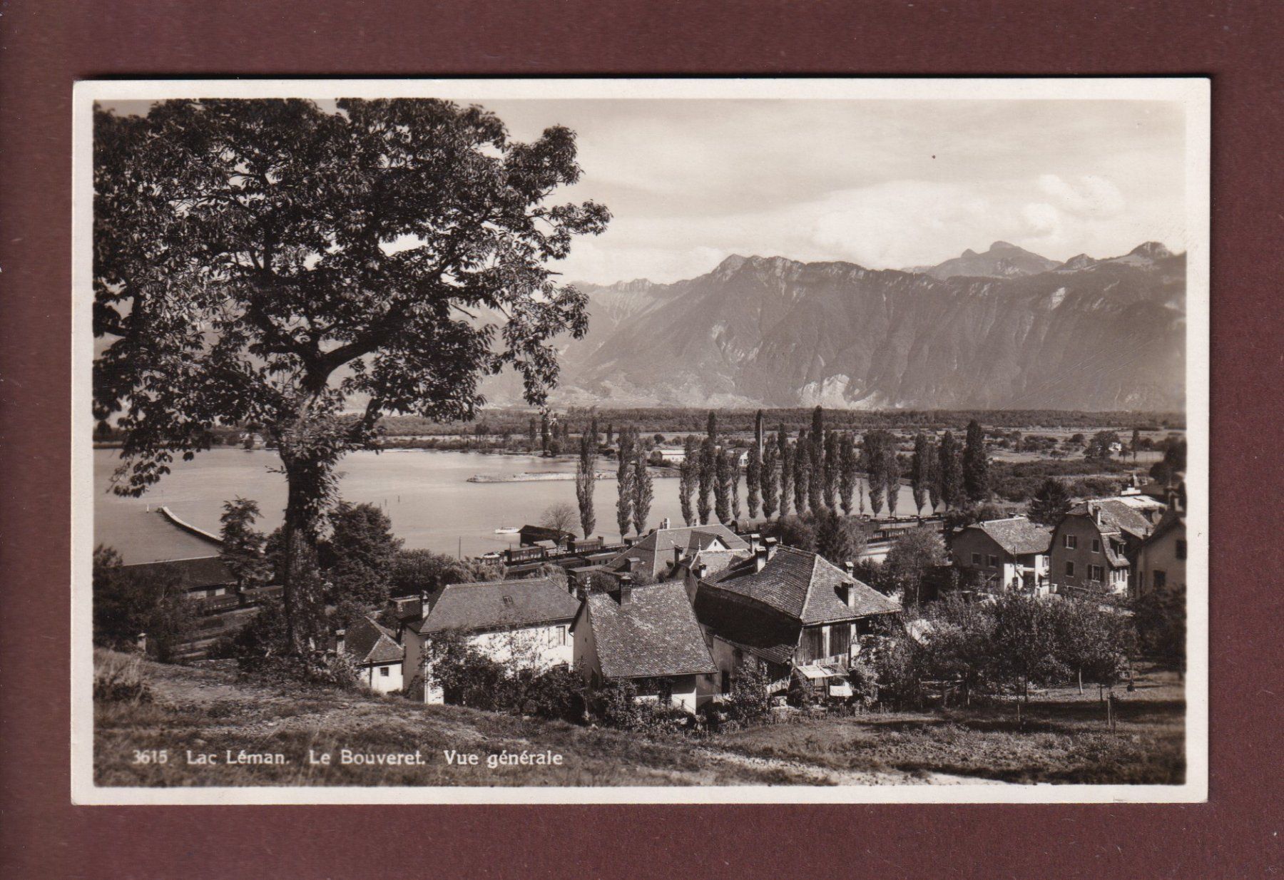 Ansichtskarten: LE BOUVERET - 1930 – Gebraucht aus Pully von nicecards