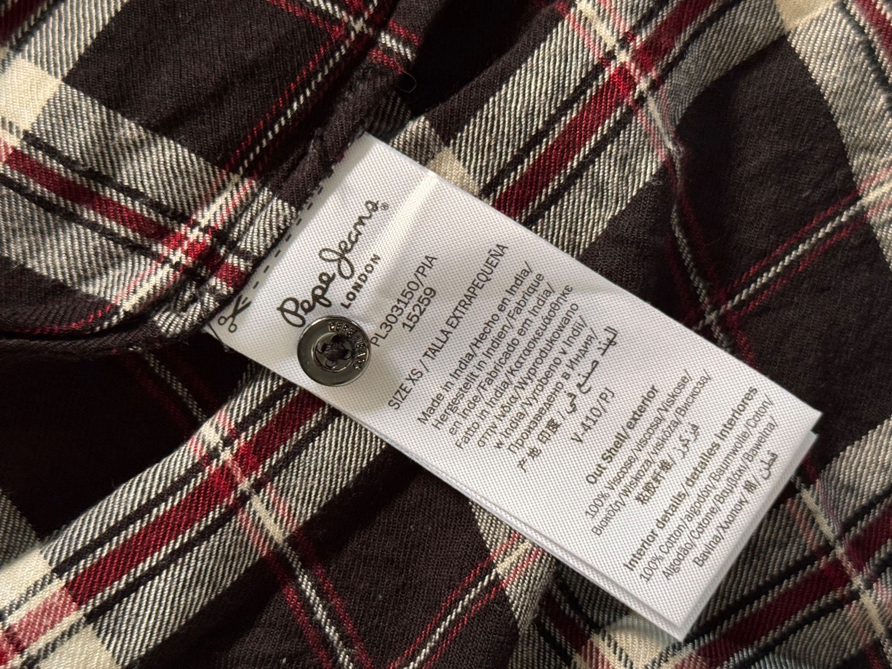 Pepe Jeans Camicette: Kariertes Hemd Pepe Jeans Gr. XS – Usato da Rothrist venduto da Fondgruebe 5