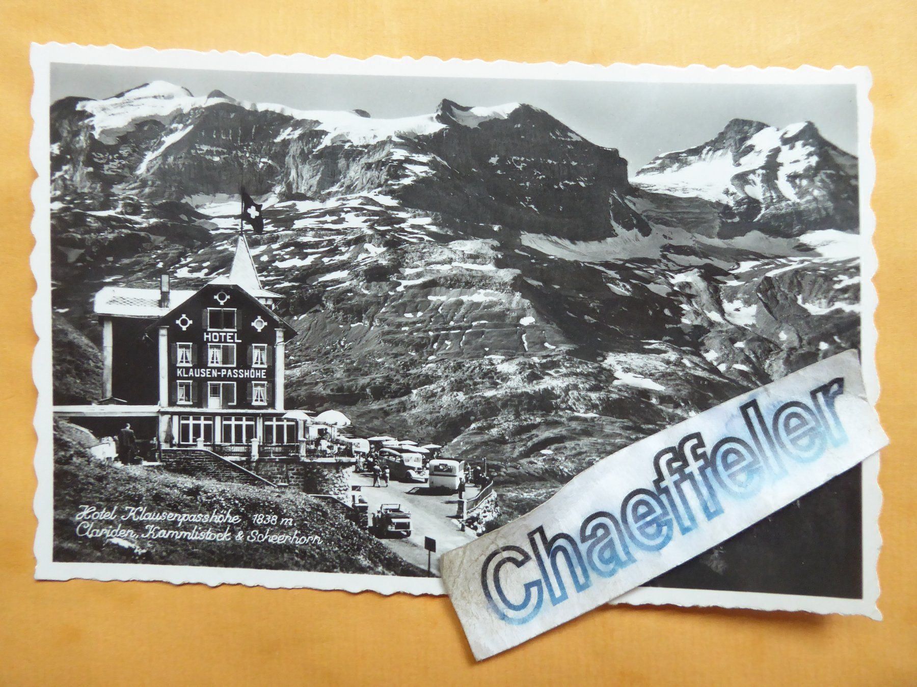 Cartoline postali: Hotel Klausenpasshöhe – Usato da Zürich venduto da Chaeffeler