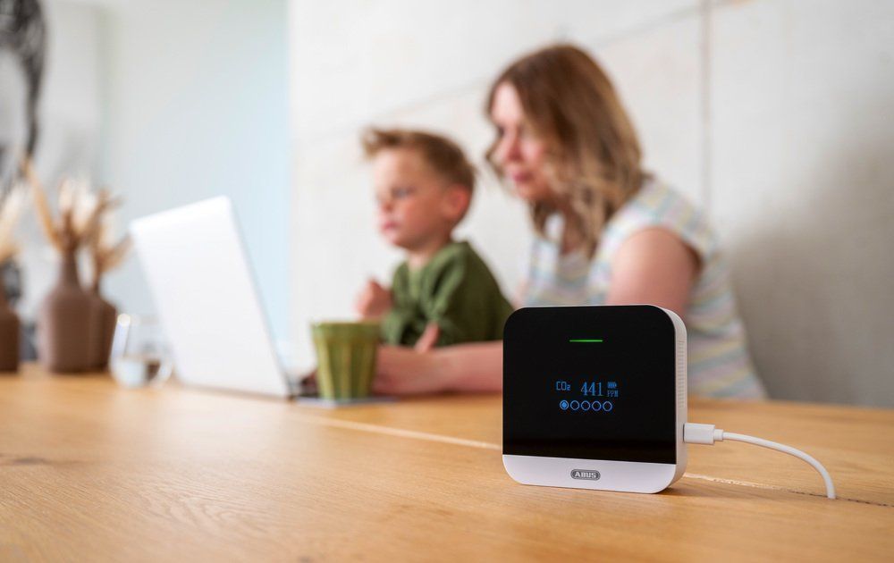 Systèmes d'alarme: ABUS CO2-Warnmelder CO2WM110 AirSecure – Neuf avec emballage d'origine à Düdingen par Tresortech 8