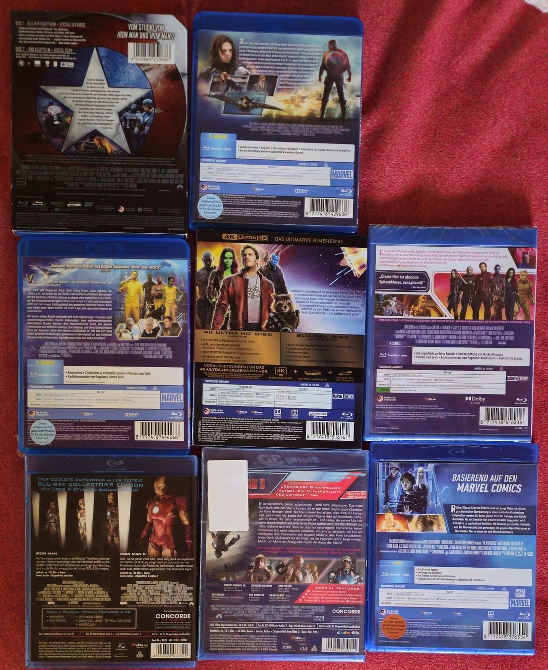 Alle DVDs: Marvel Filme Blu-ray Konvolut – Gebraucht aus Auslikon von pacomugi 1