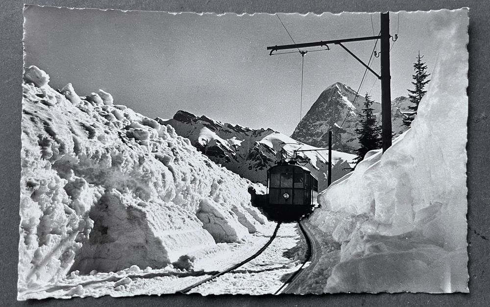 BLM Bergbahn Mürren Lauterbrunnen / Fotokarte ca. 1940 (Gebraucht) in ...