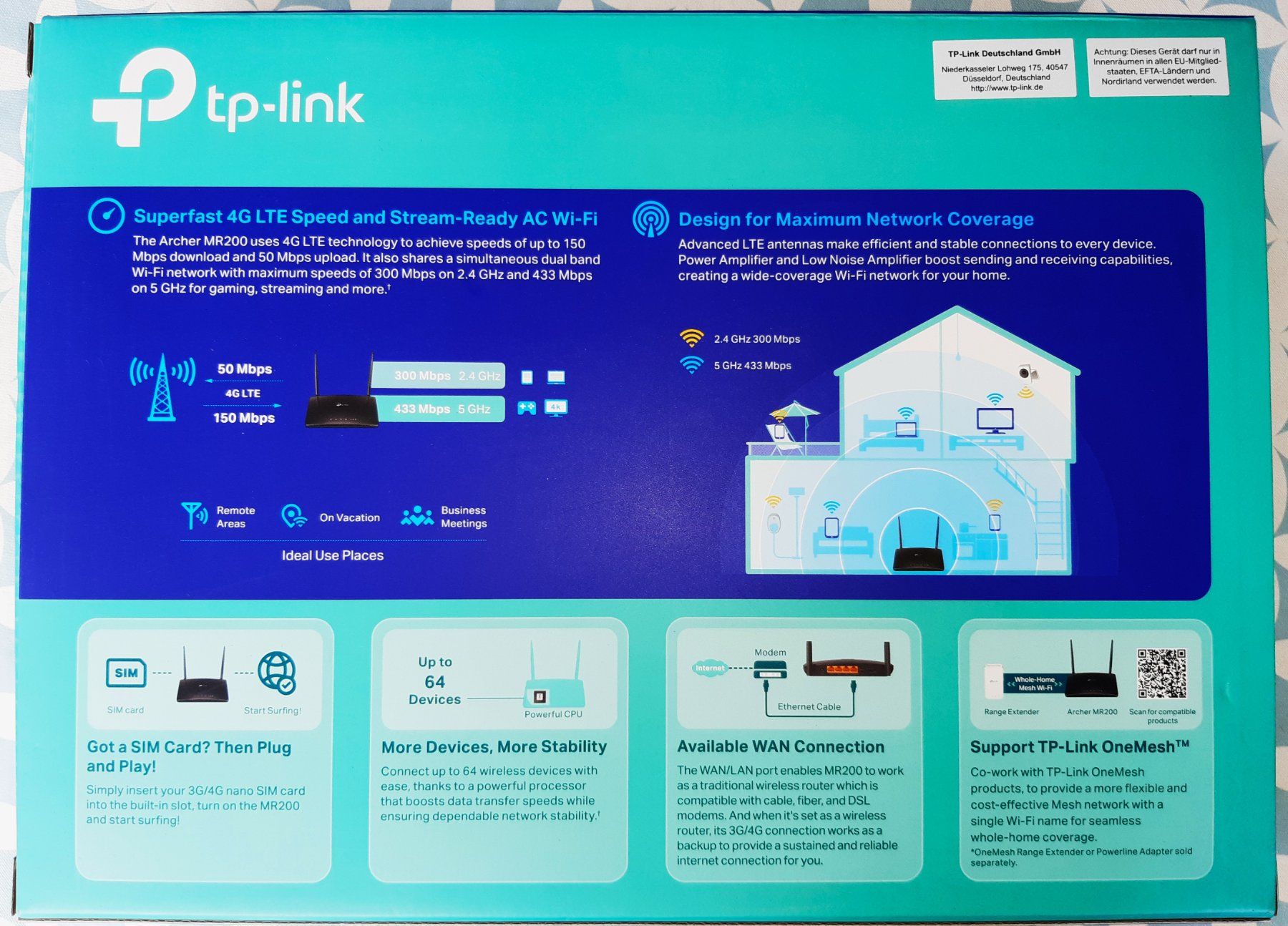 TP-Link Modems & Router: Router 4G LTE – Neu und originalverpackt aus Willisau von Cantus53 1