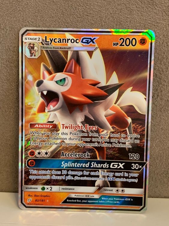 Lycanroc Gx Eng Team Up Pokemon 82181 Kaufen Auf Ricardo