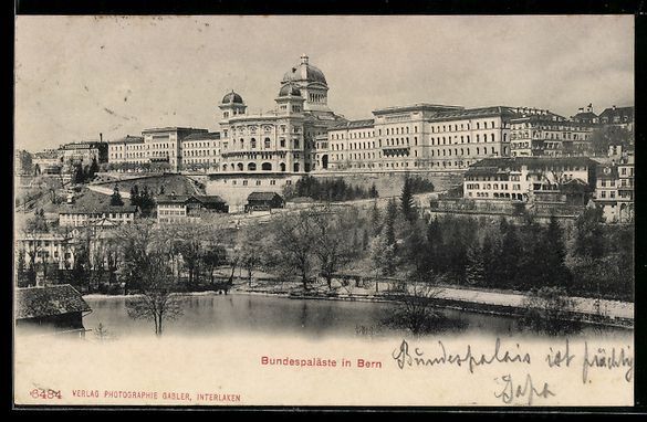 Ansichtskarten: AK Bern, Bundespaläste in Bern – Gebraucht aus Berlin von bartko-reher
